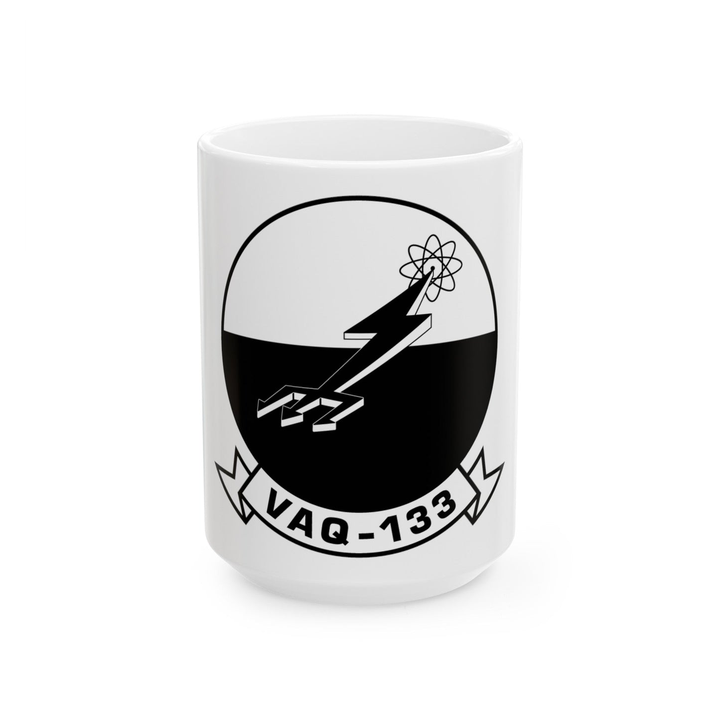 VAQ 133BW (U.S. Navy) White Coffee Mug-15oz-The Sticker Space