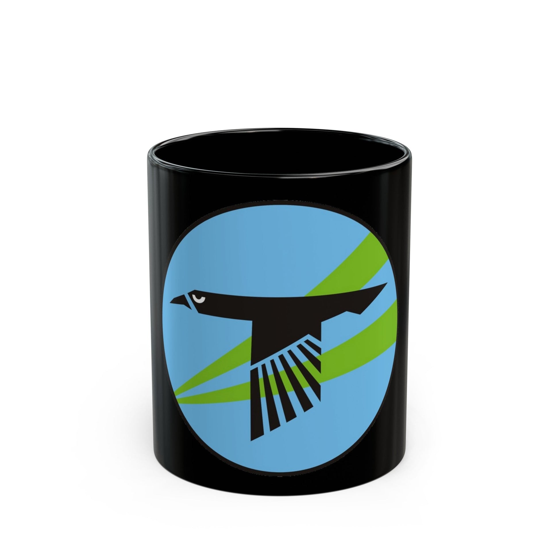 VAQ 135 Electronic Attack Squadron 135 (U.S. Navy) Black Coffee Mug-11oz-The Sticker Space