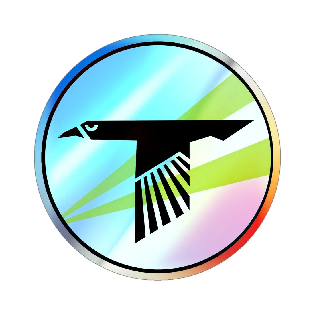 VAQ 135 Electronic Attack Squadron 135 (U.S. Navy) Holographic STICKER Die-Cut Vinyl Decal 4 Inch Holographic - The Sticker Space