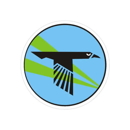 VAQ 135 Electronic Attack Squadron 135 (U.S. Navy) REVERSE PRINT Transparent Die-Cut STICKER 2 Inch Die-Cut Transparent - The Sticker Space