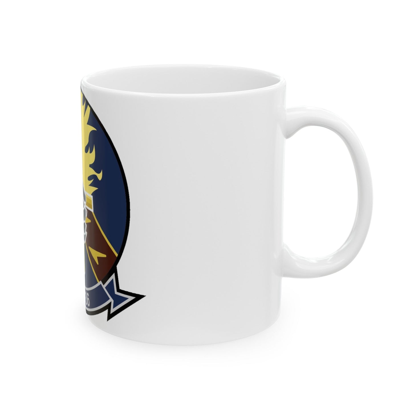 VAQ 136 Electronic Attack Squadron 136 (U.S. Navy) White Coffee Mug-The Sticker Space