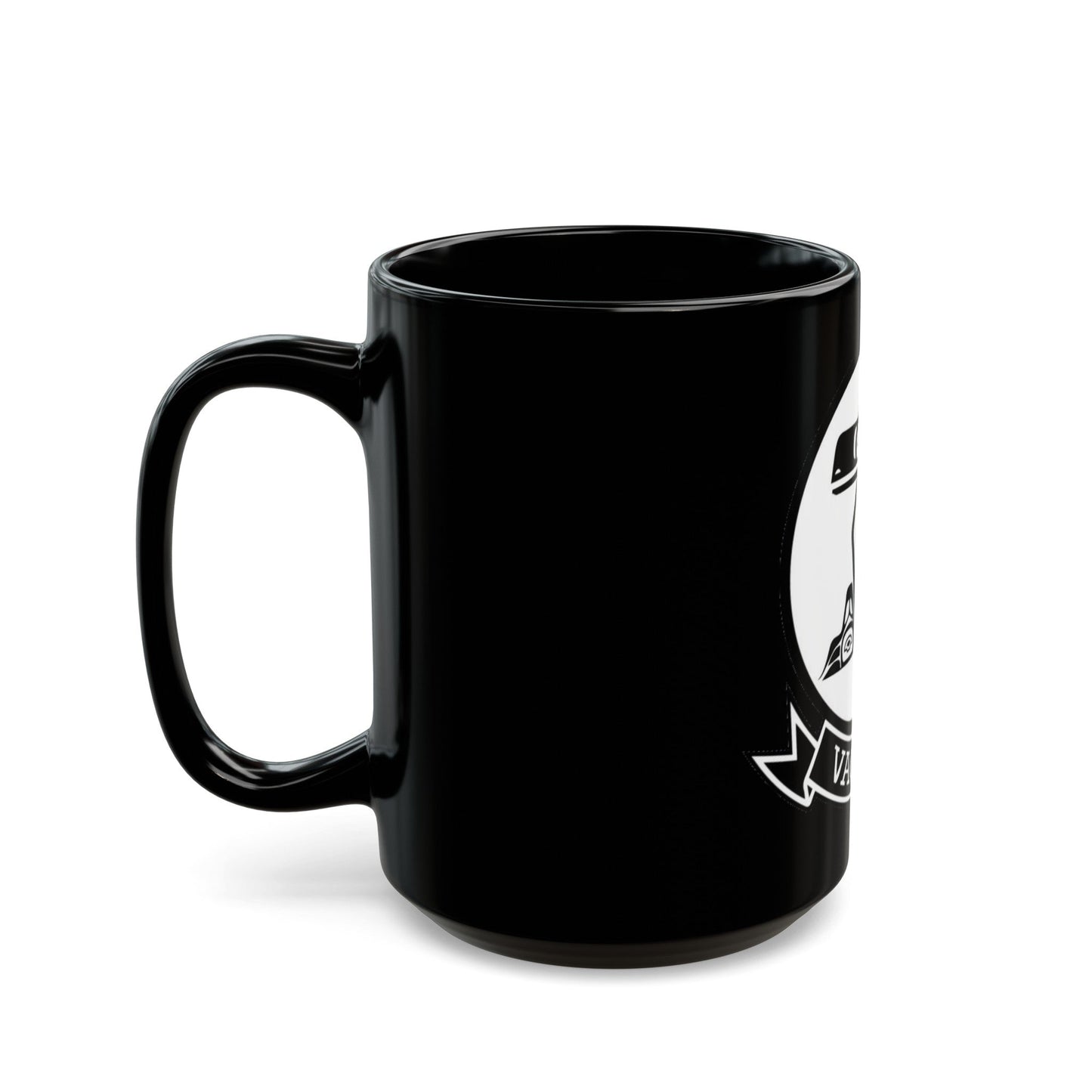 VAQ 137 Electronic Attack Squadron 137 (U.S. Navy) Black Coffee Mug-The Sticker Space