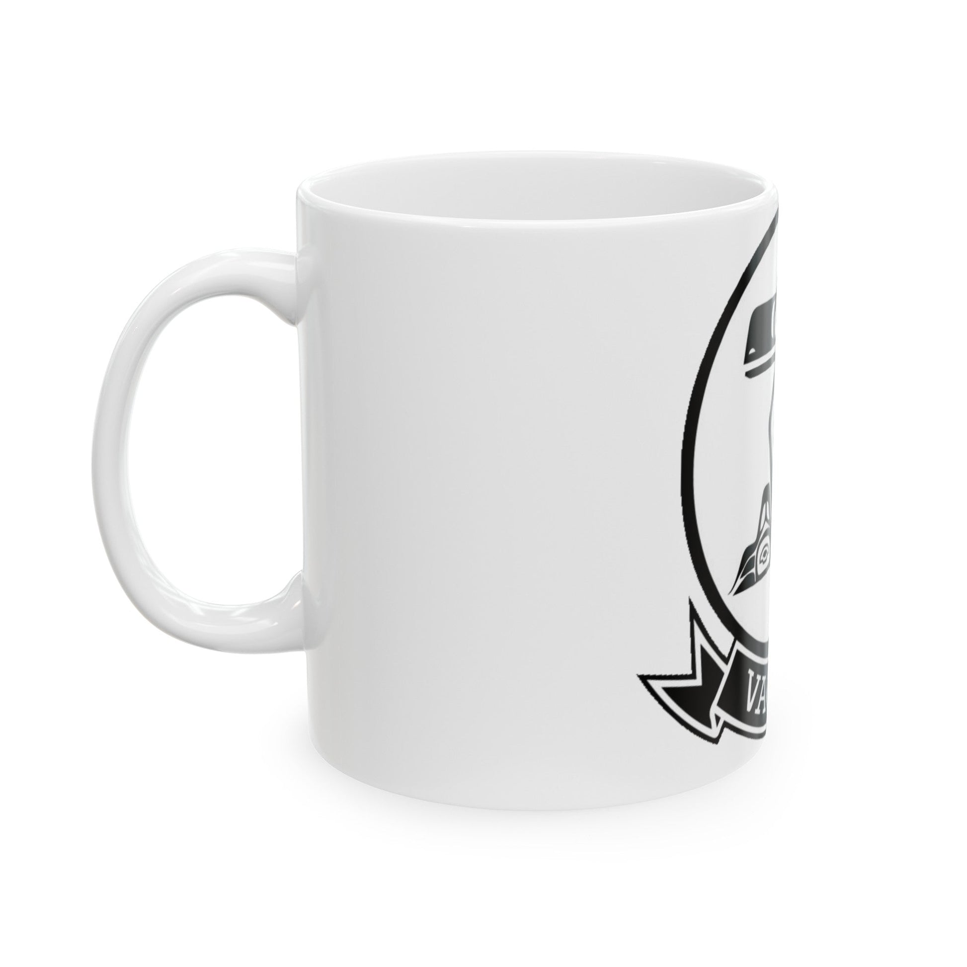 VAQ 137 Electronic Attack Squadron 137 (U.S. Navy) White Coffee Mug-The Sticker Space