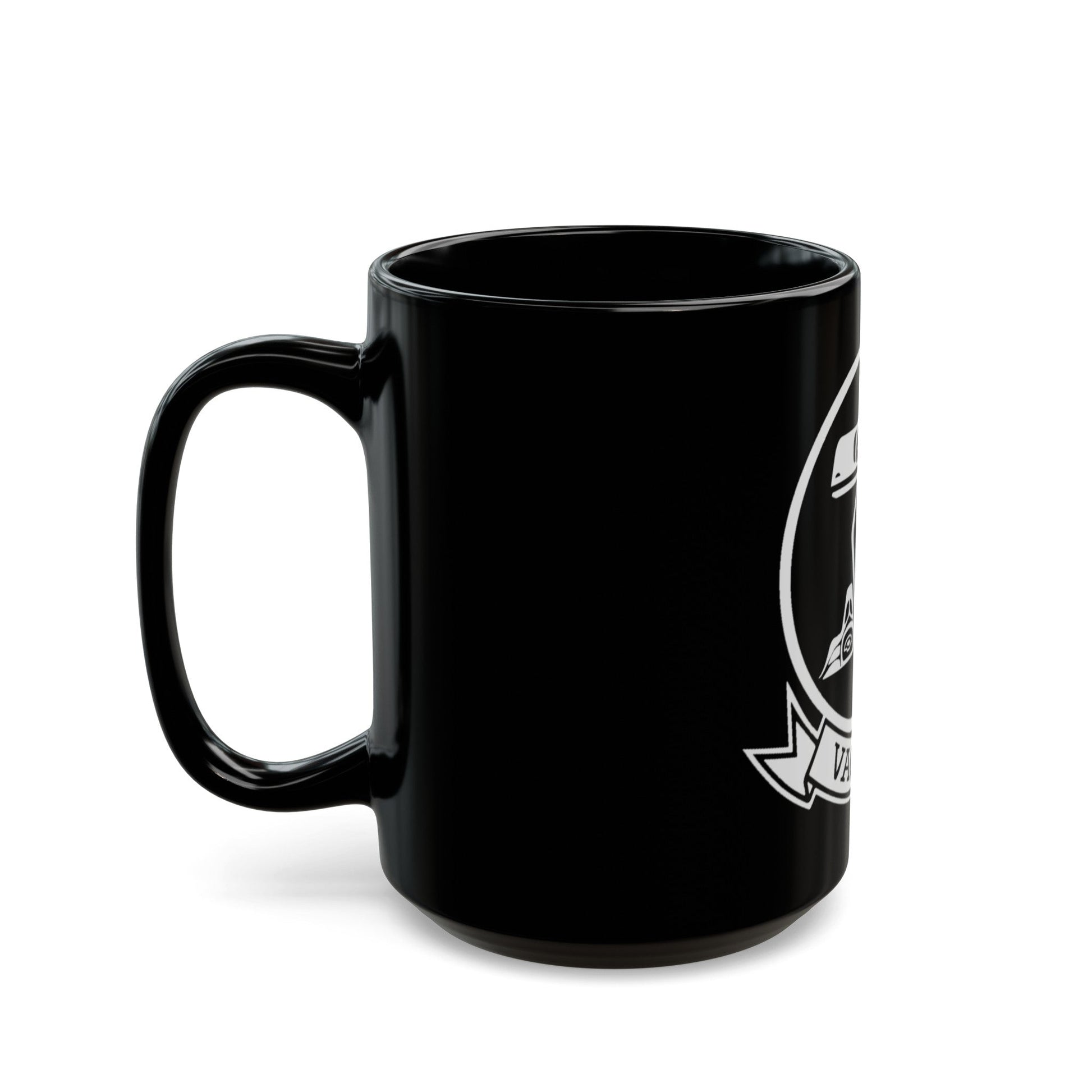 VAQ 137 ROOKS (U.S. Navy) Black Coffee Mug-The Sticker Space