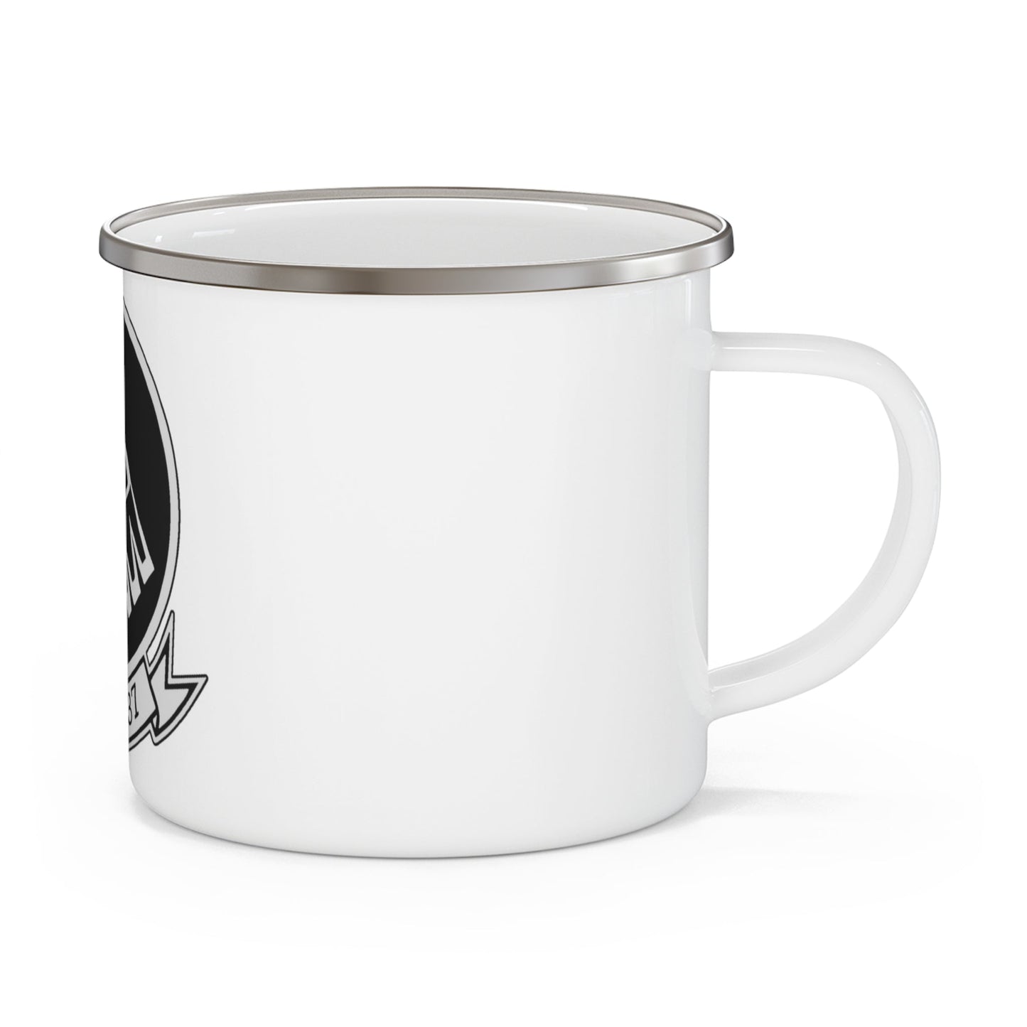 VAQ 137 ROOKS (U.S. Navy) Enamel Mug 12oz-12oz-The Sticker Space