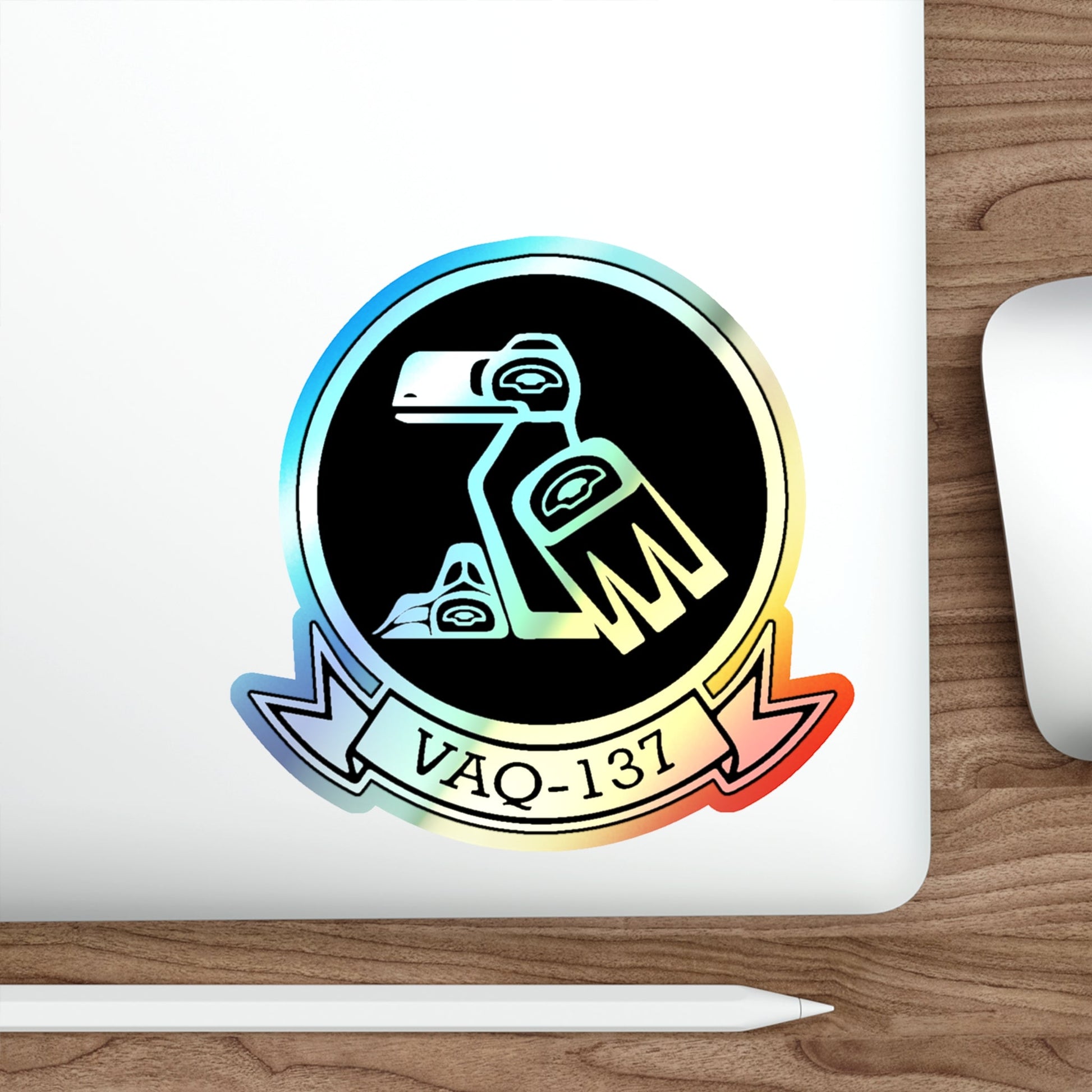 VAQ 137 ROOKS (U.S. Navy) Holographic STICKER Die-Cut Vinyl Decal-The Sticker Space