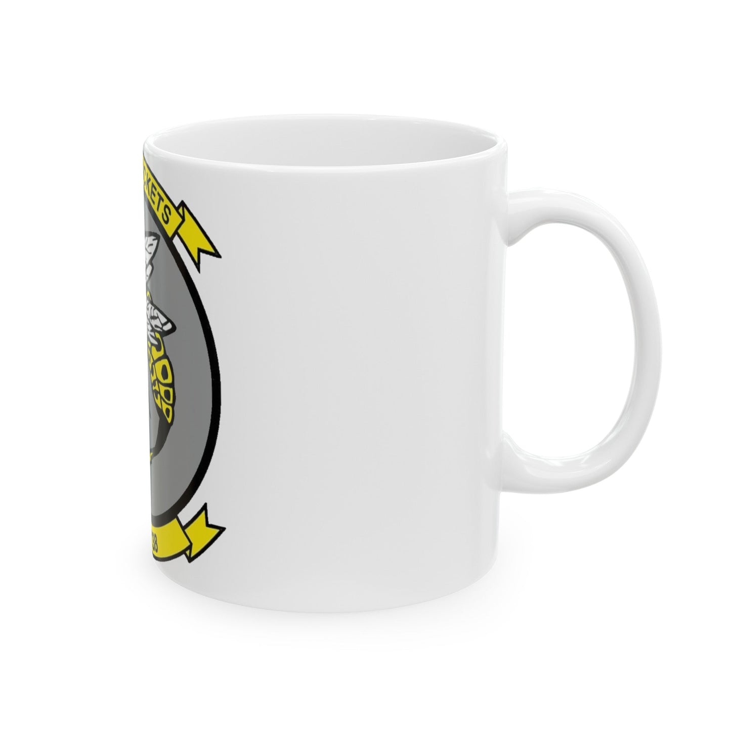 VAQ 138 Electronic Attack Squadron 138 (U.S. Navy) White Coffee Mug-The Sticker Space