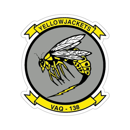 VAQ 138 Electronic Attack Squadron 138 (U.S. Navy) STICKER Vinyl Die-Cut Decal 4 Inch - The Sticker Space
