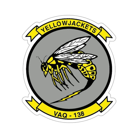 VAQ 138 Electronic Attack Squadron 138 (U.S. Navy) STICKER Vinyl Die-Cut Decal 6 Inch - The Sticker Space