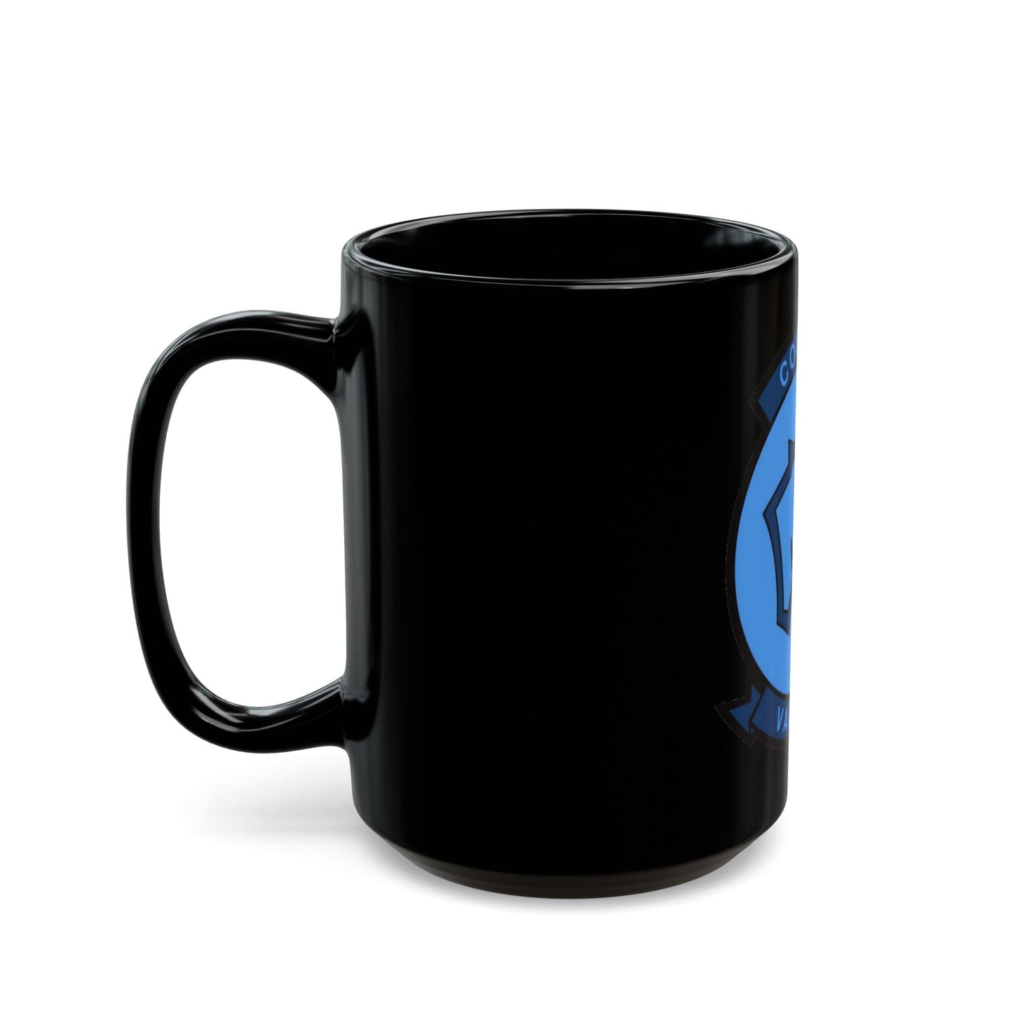 VAQ 139 (U.S. Navy) Black Coffee Mug-The Sticker Space