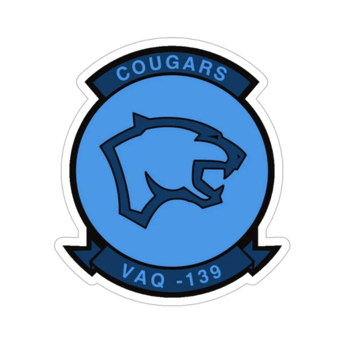 VAQ 139 (U.S. Navy) STICKER Vinyl Die-Cut Decal 2 Inch - The Sticker Space