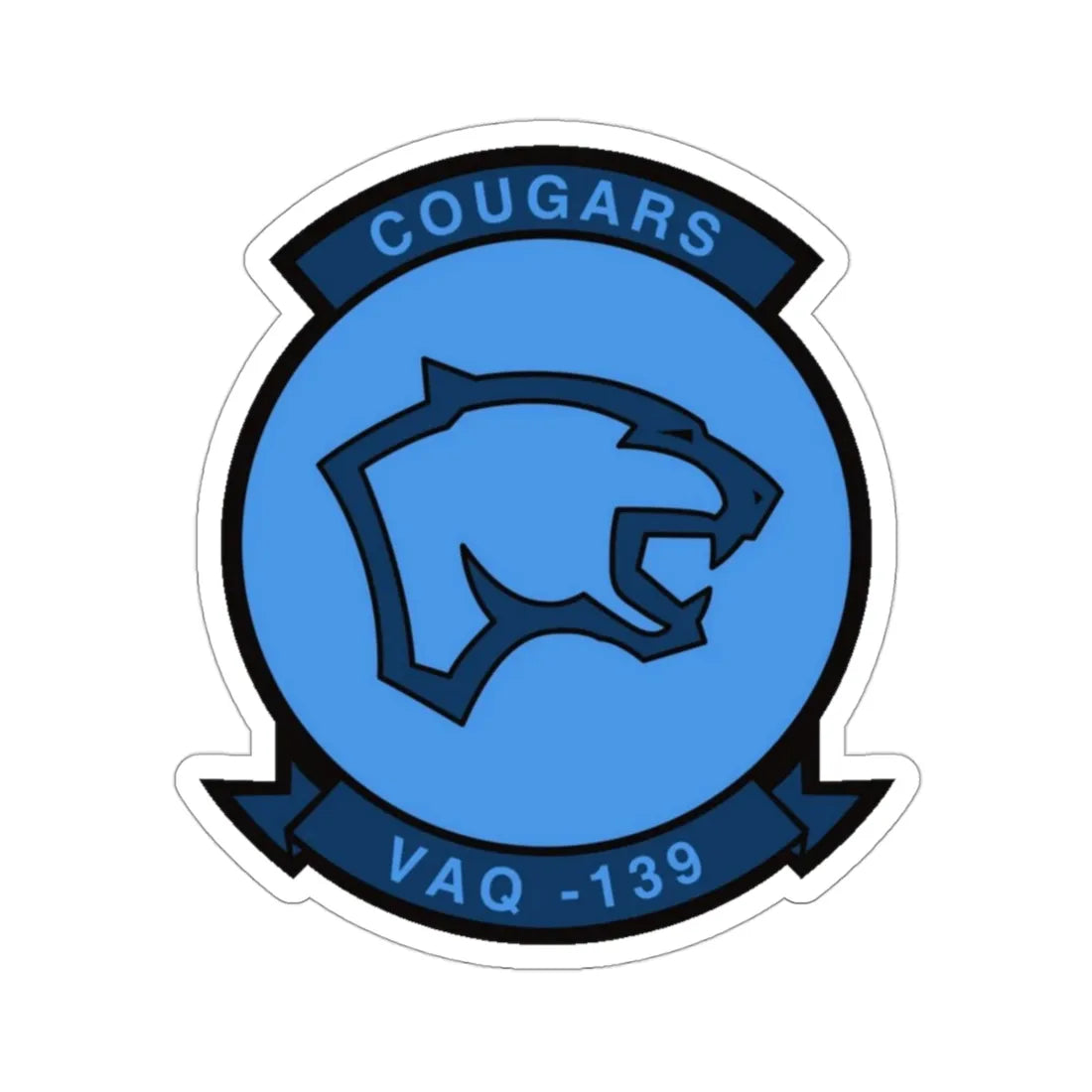 VAQ 139 (U.S. Navy) STICKER Vinyl Die-Cut Decal 3 Inch - The Sticker Space