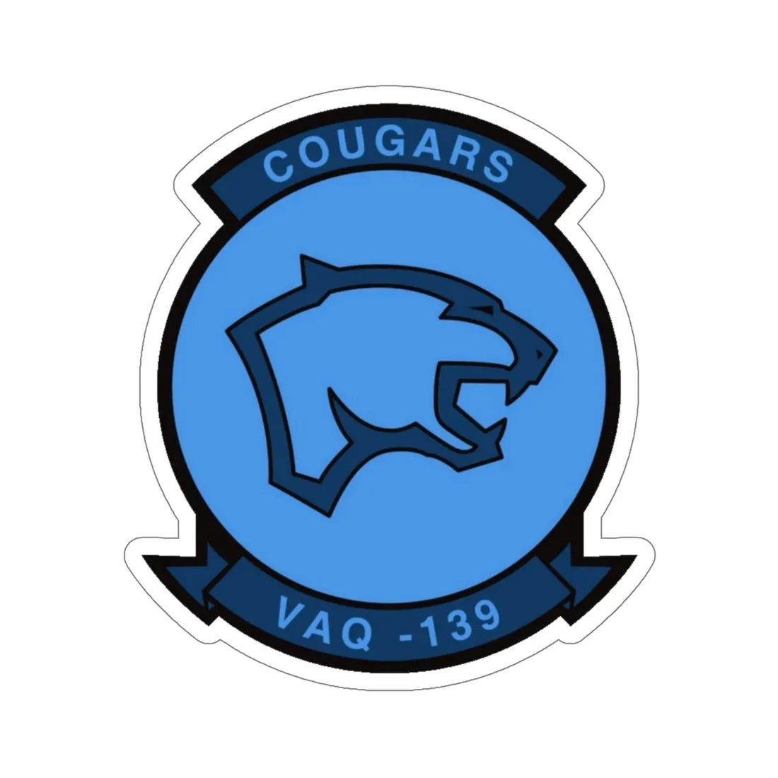 VAQ 139 (U.S. Navy) STICKER Vinyl Die-Cut Decal 5 Inch - The Sticker Space