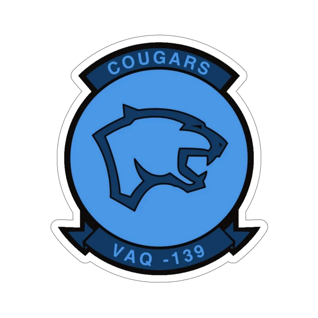 VAQ 139 (U.S. Navy) STICKER Vinyl Die-Cut Decal 6 Inch - The Sticker Space