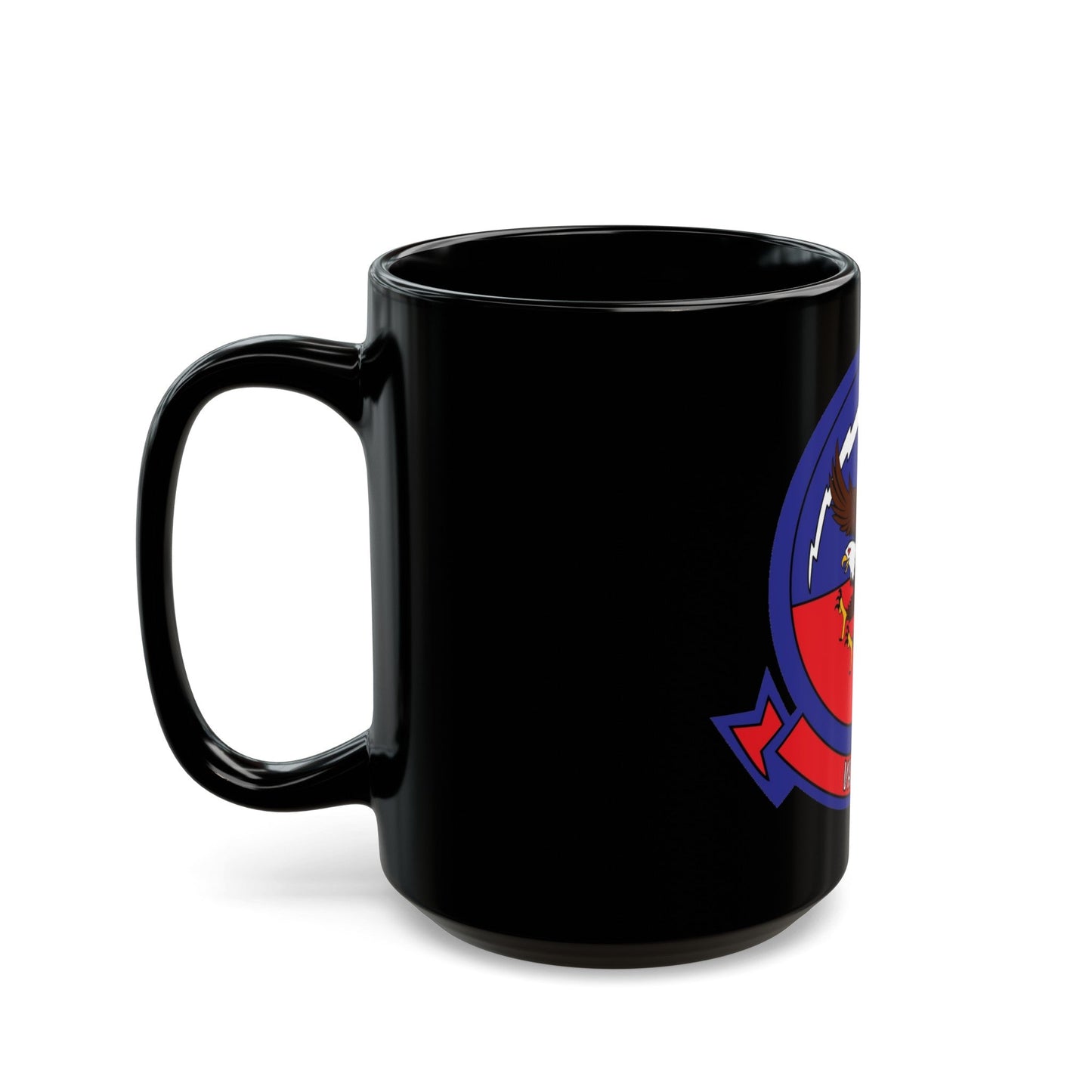 VAQ 140 Electronic Attack Squadron 140 (U.S. Navy) Black Coffee Mug-The Sticker Space