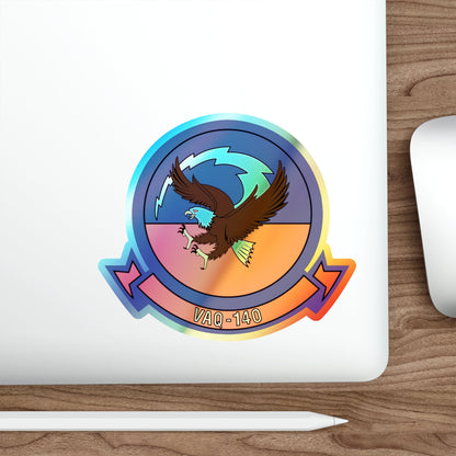 VAQ 140 Electronic Attack Squadron 140 (U.S. Navy) Holographic STICKER Die-Cut Vinyl Decal-The Sticker Space