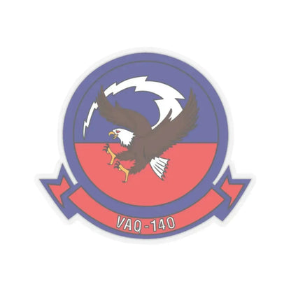 VAQ 140 Electronic Attack Squadron 140 (U.S. Navy) STICKER Vinyl Kiss-Cut Decal 2 Inch Transparent - The Sticker Space