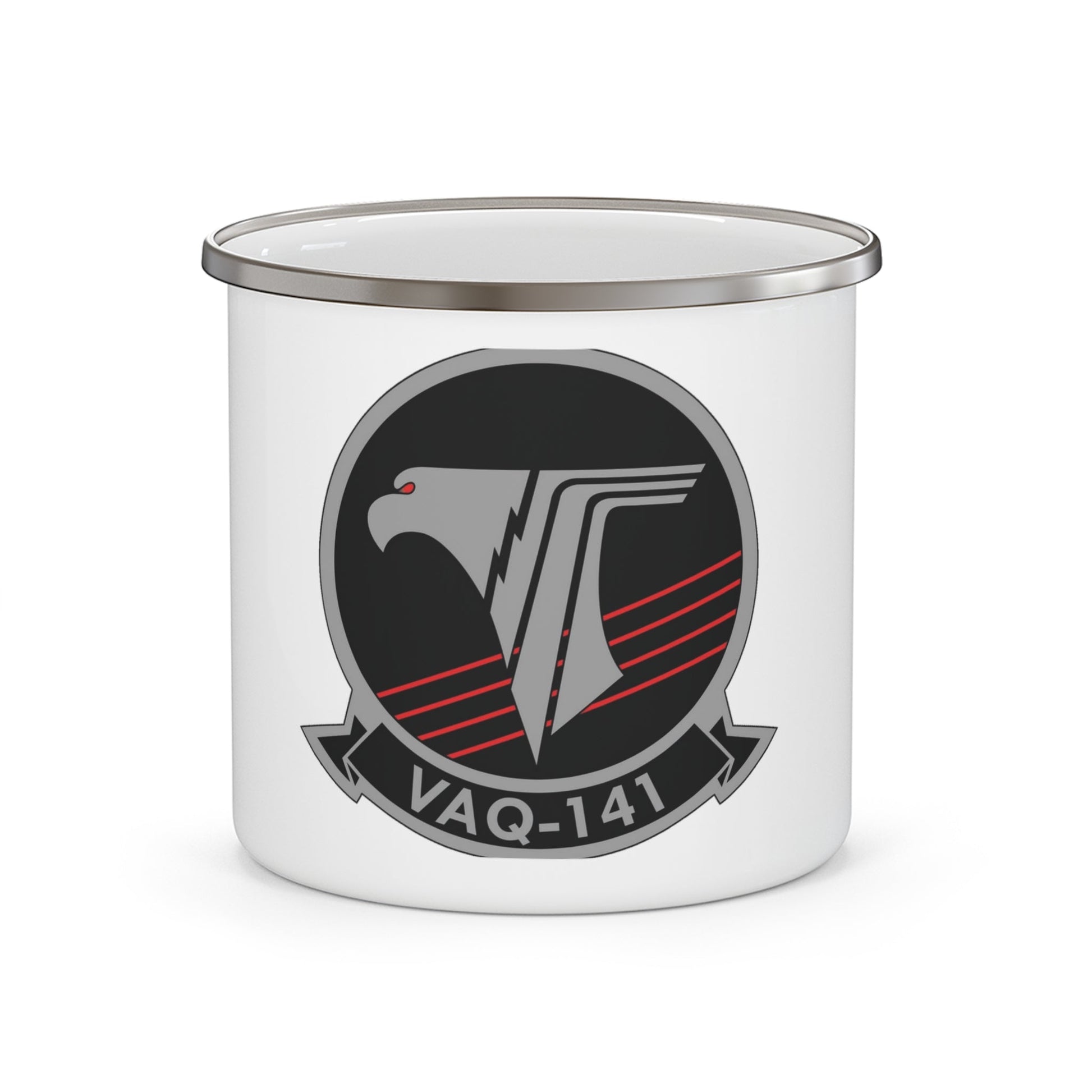 VAQ 141 Electronic Attack Squadron 141 (U.S. Navy) Enamel Mug 12oz-12oz-The Sticker Space