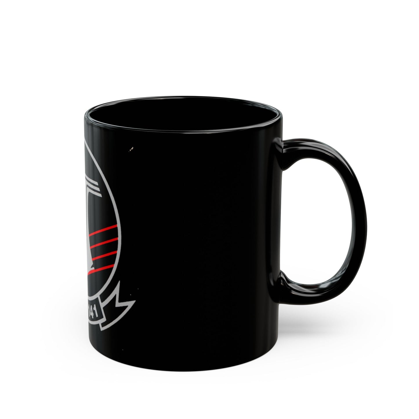 VAQ 141 (U.S. Navy) Black Coffee Mug-The Sticker Space