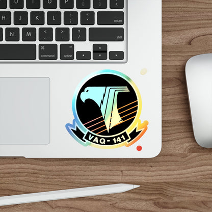 VAQ 141 (U.S. Navy) Holographic STICKER Die-Cut Vinyl Decal-The Sticker Space