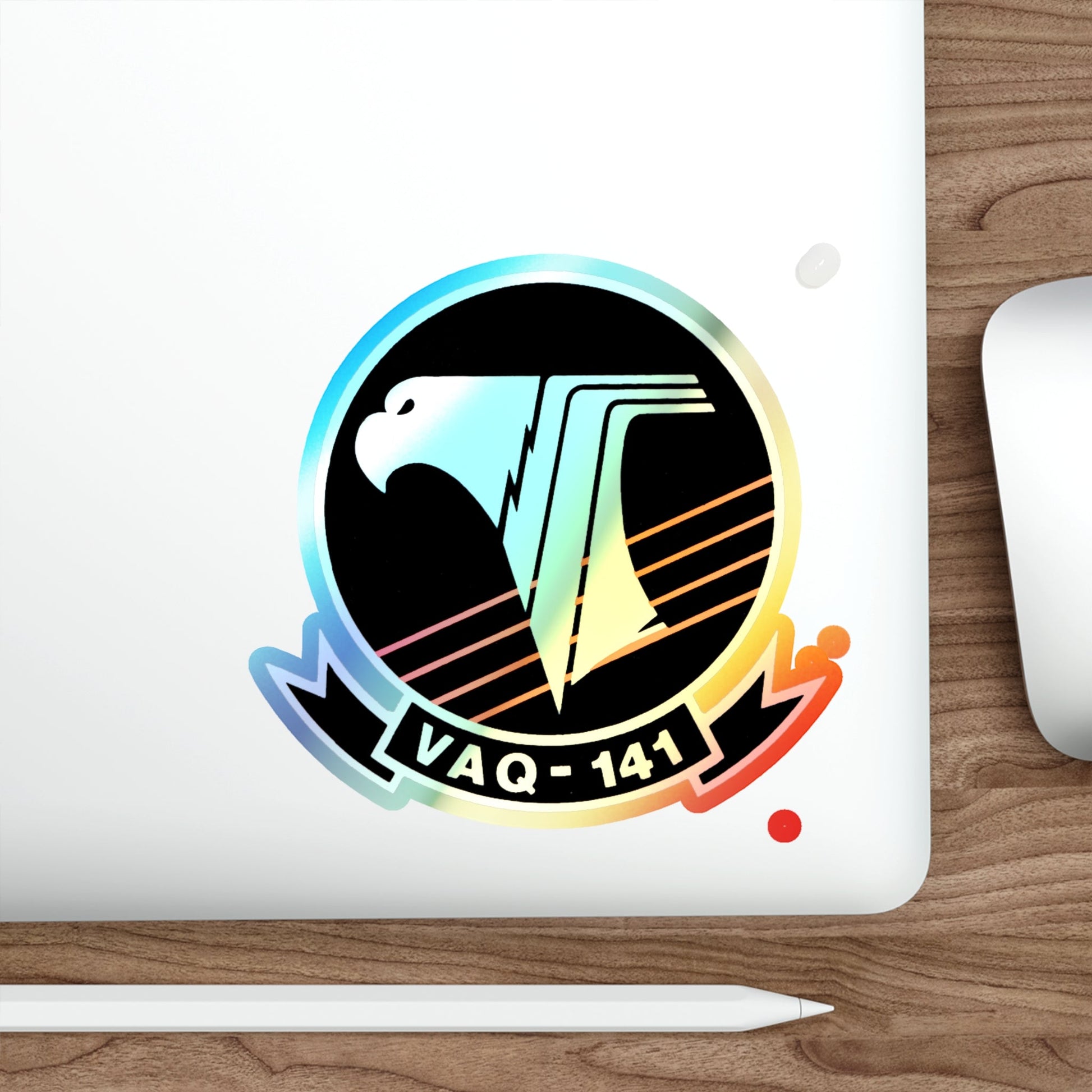 VAQ 141 (U.S. Navy) Holographic STICKER Die-Cut Vinyl Decal-The Sticker Space