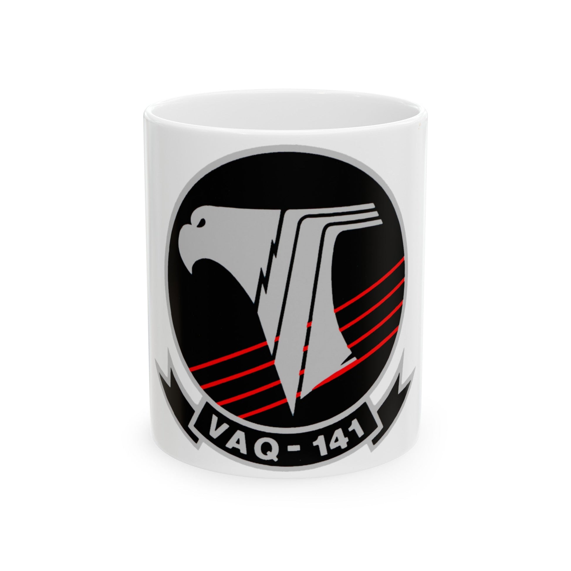 VAQ 141 (U.S. Navy) White Coffee Mug-11oz-The Sticker Space