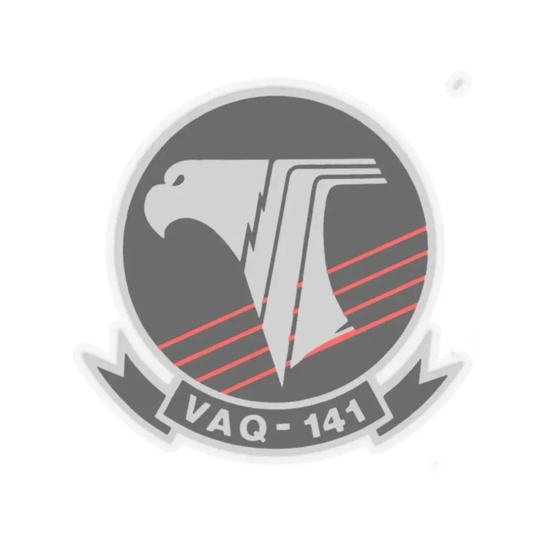 VAQ 141 (U.S. Navy) STICKER Vinyl Kiss-Cut Decal 2 Inch Transparent - The Sticker Space