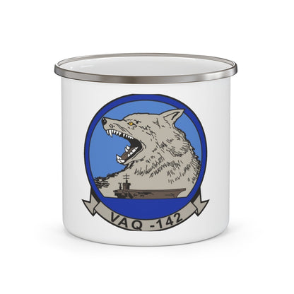 VAQ 142 (U.S. Navy) Enamel Mug 12oz-12oz-The Sticker Space