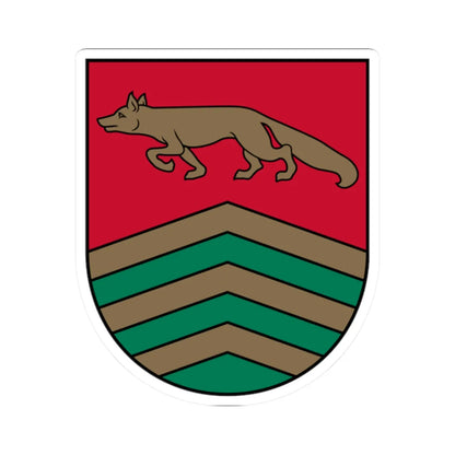 Varakļānu novads COA (Latvia) (Coat of Arms) STICKER Vinyl Kiss-Cut Decal 2 Inch White - The Sticker Space