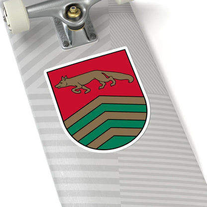 Varakļānu novads COA (Latvia) (Coat of Arms) STICKER Vinyl Kiss-Cut Decal - The Sticker Space