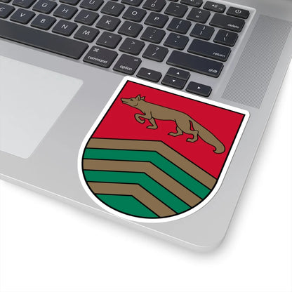 Varakļānu novads COA (Latvia) (Coat of Arms) STICKER Vinyl Kiss-Cut Decal - The Sticker Space