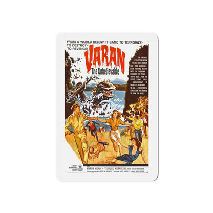 VARAN THE UNBELIEVABLE 1962 Movie Poster - Refrigerator Magnet-6 × 6"-The Sticker Space