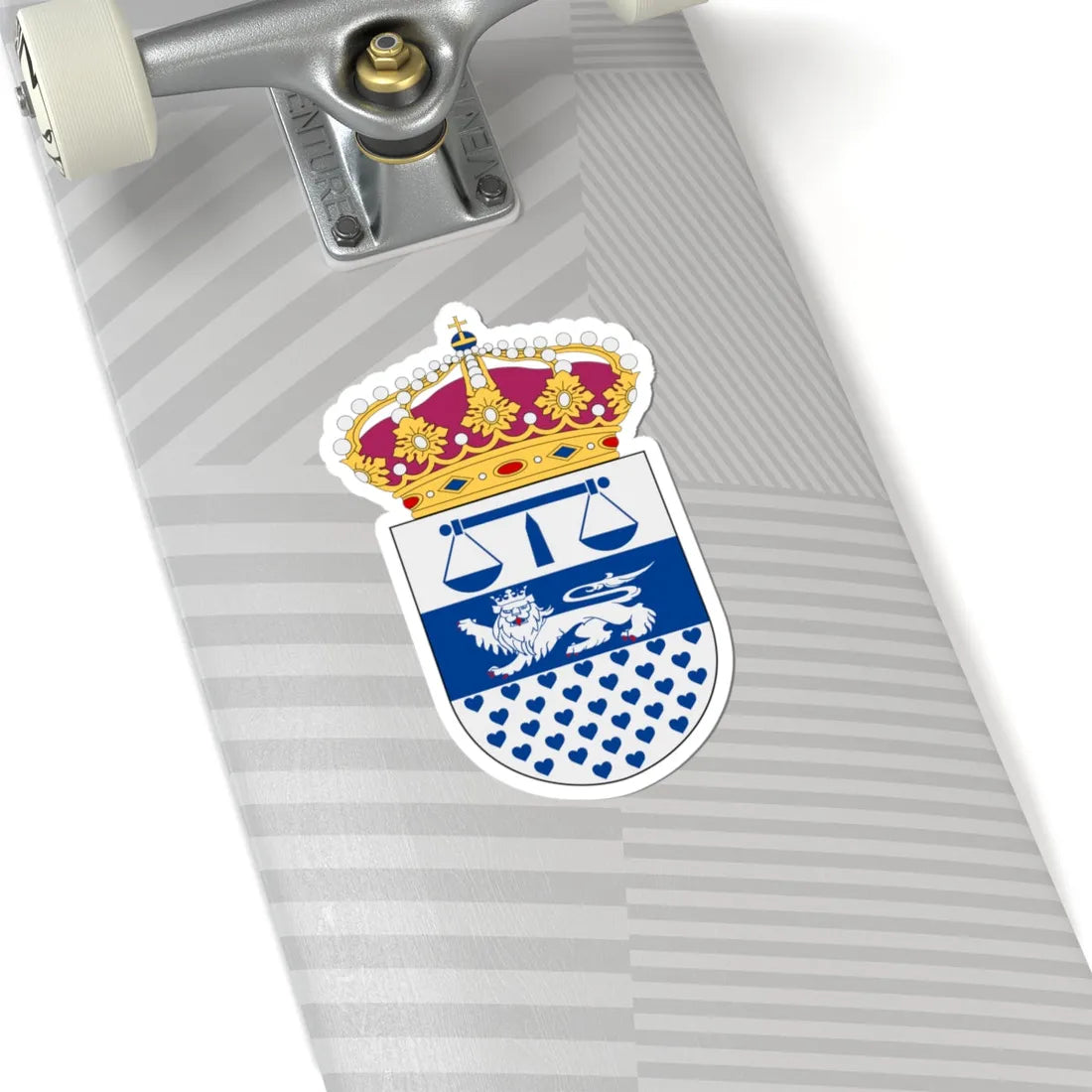 Varbergs tingsrätt vapen (Sweden) (Coat of Arms) STICKER Vinyl Kiss-Cut Decal - The Sticker Space