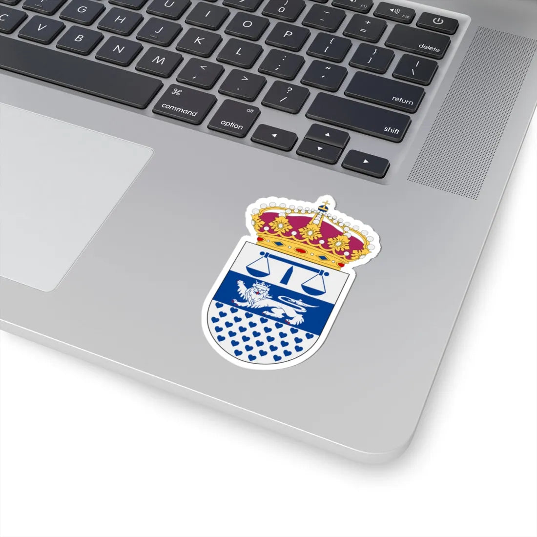 Varbergs tingsrätt vapen (Sweden) (Coat of Arms) STICKER Vinyl Kiss-Cut Decal - The Sticker Space