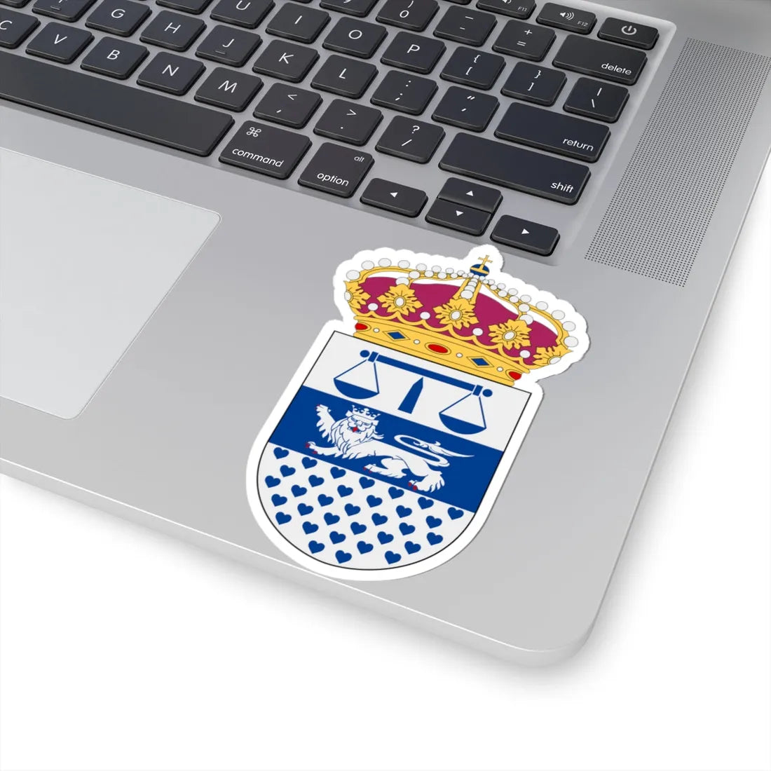 Varbergs tingsrätt vapen (Sweden) (Coat of Arms) STICKER Vinyl Kiss-Cut Decal - The Sticker Space