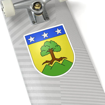 Varen-coat of arms (Switzerland) (Coat of Arms) STICKER Vinyl Kiss-Cut Decal - The Sticker Space