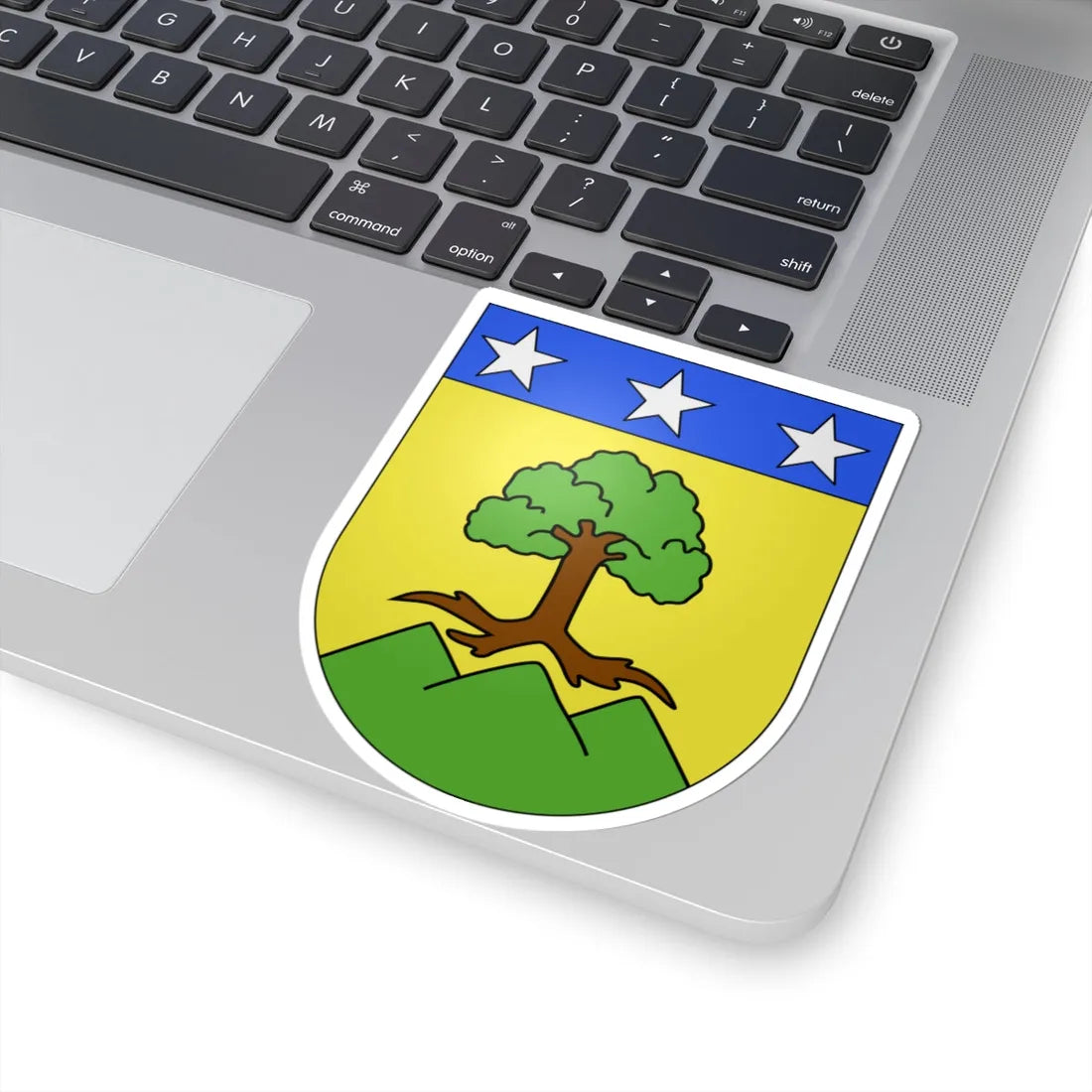 Varen-coat of arms (Switzerland) (Coat of Arms) STICKER Vinyl Kiss-Cut Decal - The Sticker Space