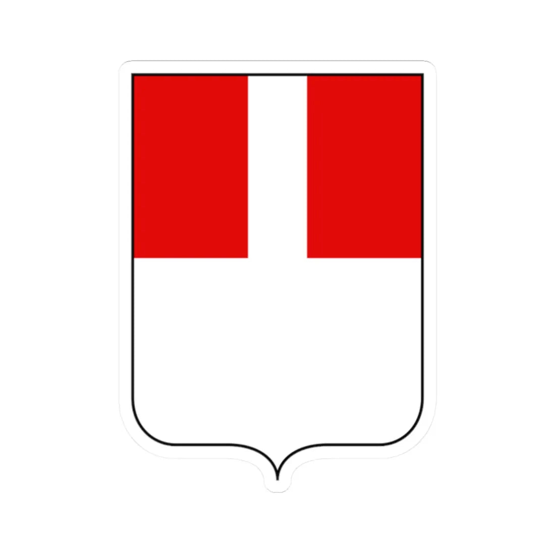 Varese-CoA-historical (Italy) (Coat of Arms) STICKER Vinyl Kiss-Cut Decal 2 Inch White - The Sticker Space