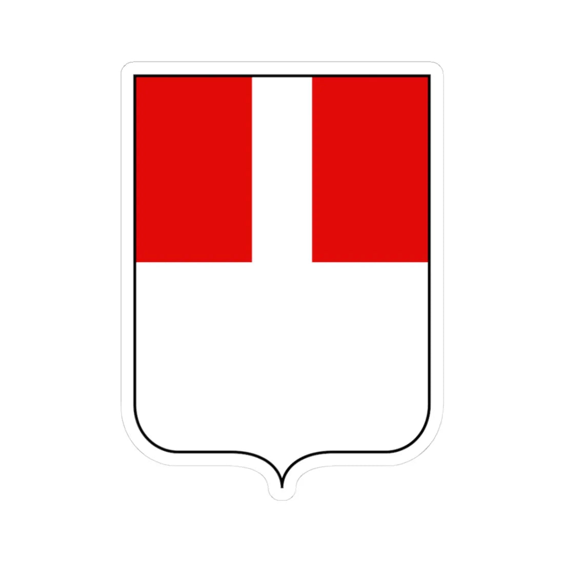 Varese-CoA-historical (Italy) (Coat of Arms) STICKER Vinyl Kiss-Cut Decal 3 Inch White - The Sticker Space