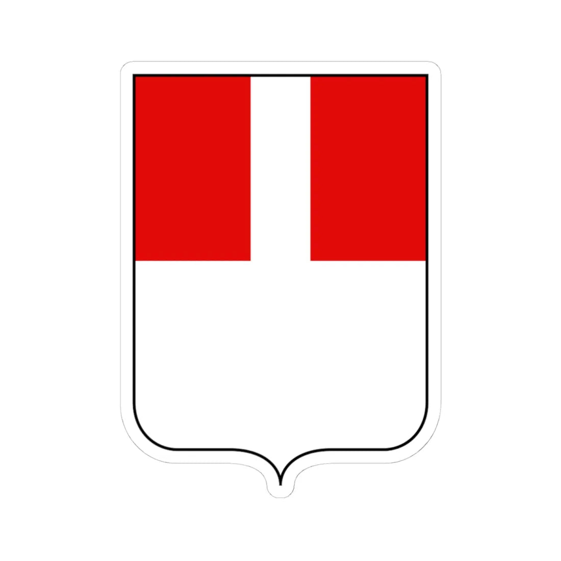 Varese-CoA-historical (Italy) (Coat of Arms) STICKER Vinyl Kiss-Cut Decal 4 Inch White - The Sticker Space