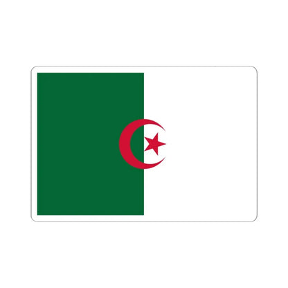 Variant flag of the GPRA 1958-1962 (Algeria) STICKER Vinyl Kiss-Cut Decal 6 Inch White - The Sticker Space