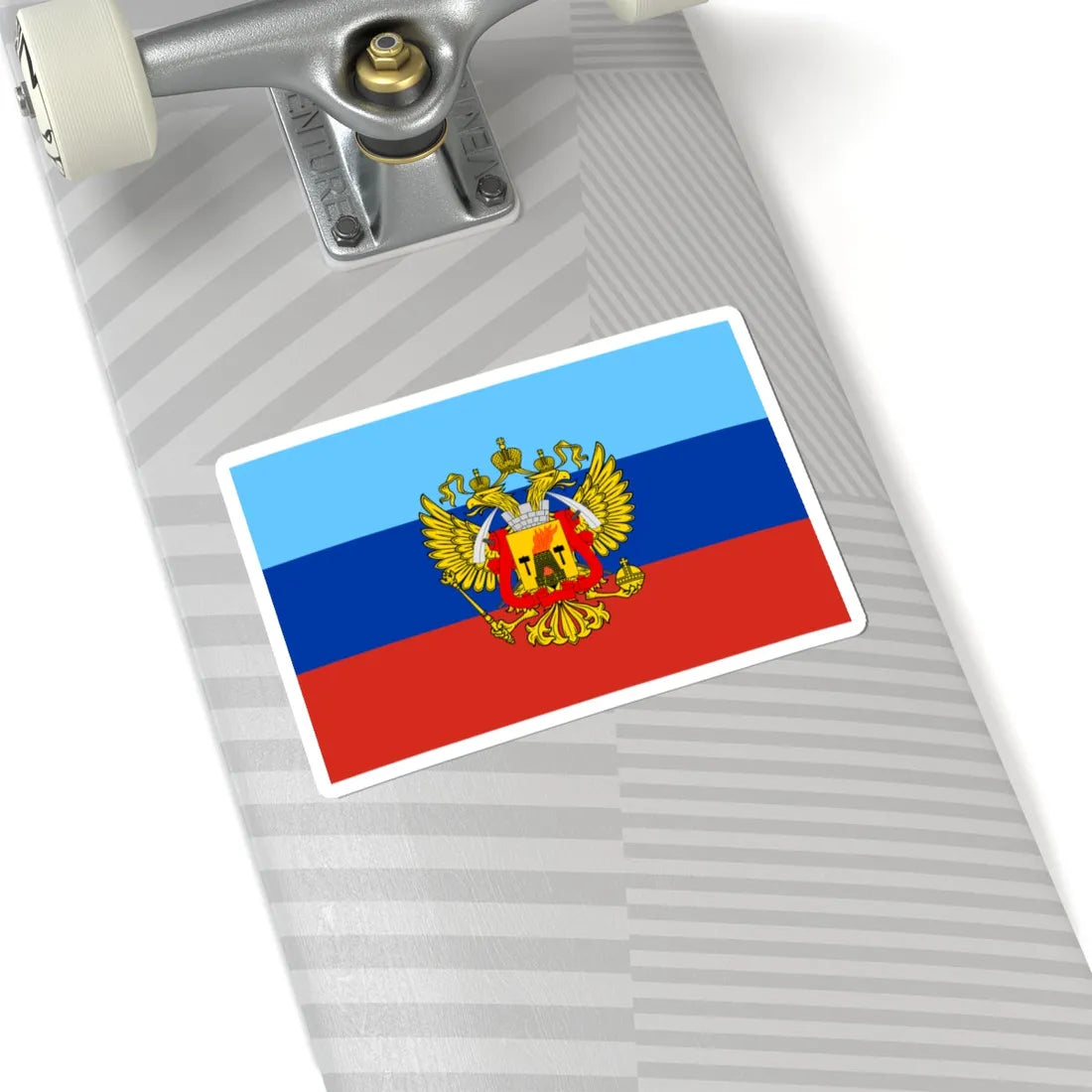 Variant Flag of the Lugansk Peoples Republic (Ukraine) STICKER Vinyl Kiss-Cut Decal - The Sticker Space