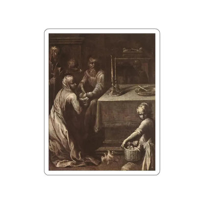 VARIN, Quentin - Presentation of Christ in the Temple (Artwork) STICKER Vinyl Die-Cut Decal White Die-Cut 3 Inch - The Sticker Space