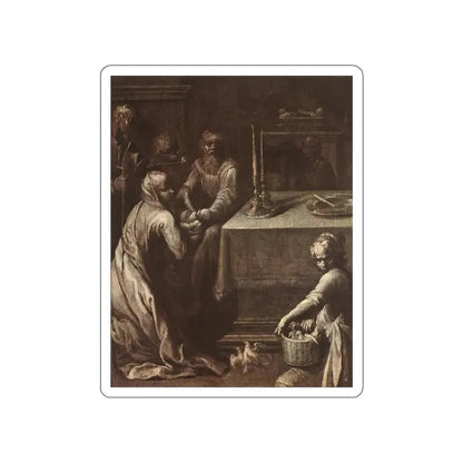 VARIN, Quentin - Presentation of Christ in the Temple (Artwork) STICKER Vinyl Die-Cut Decal White Die-Cut 6 Inch - The Sticker Space