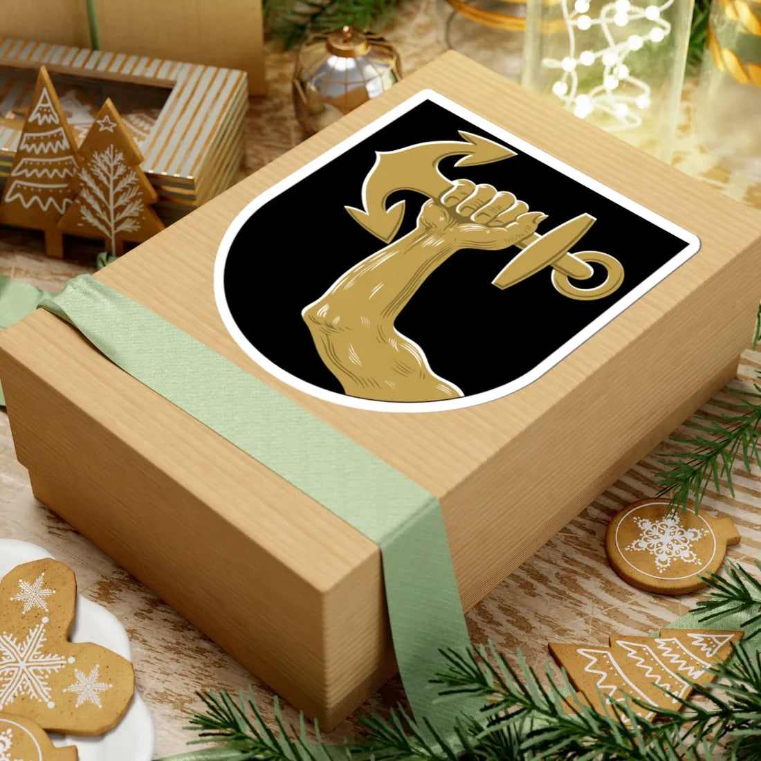 Varkaus.vaakuna (Finland) (Coat of Arms) STICKER Vinyl Kiss-Cut Decal - The Sticker Space