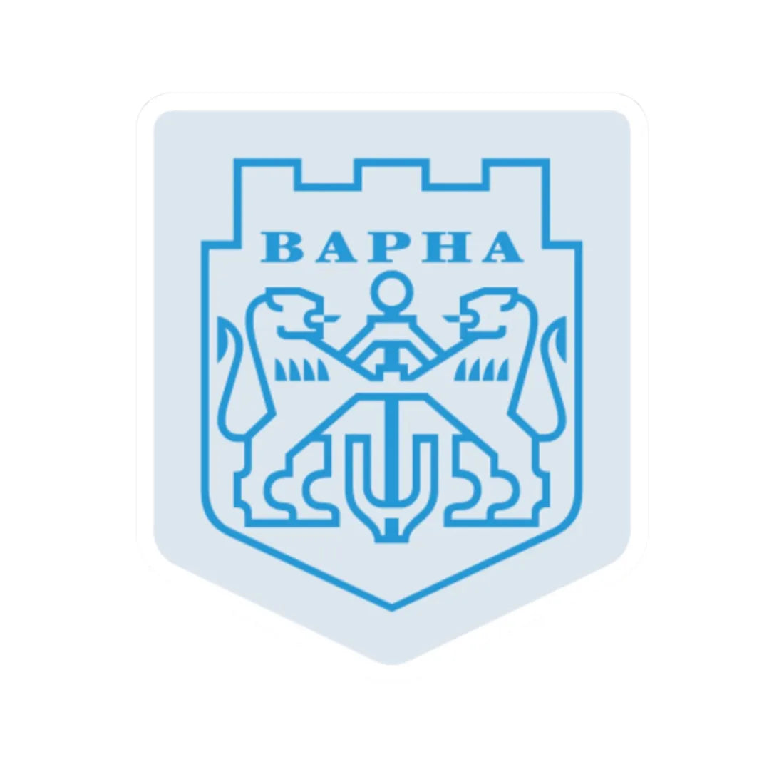 Varna-coatofarms-svg (Bulgaria) (Coat of Arms) STICKER Vinyl Kiss-Cut Decal 2 Inch White - The Sticker Space