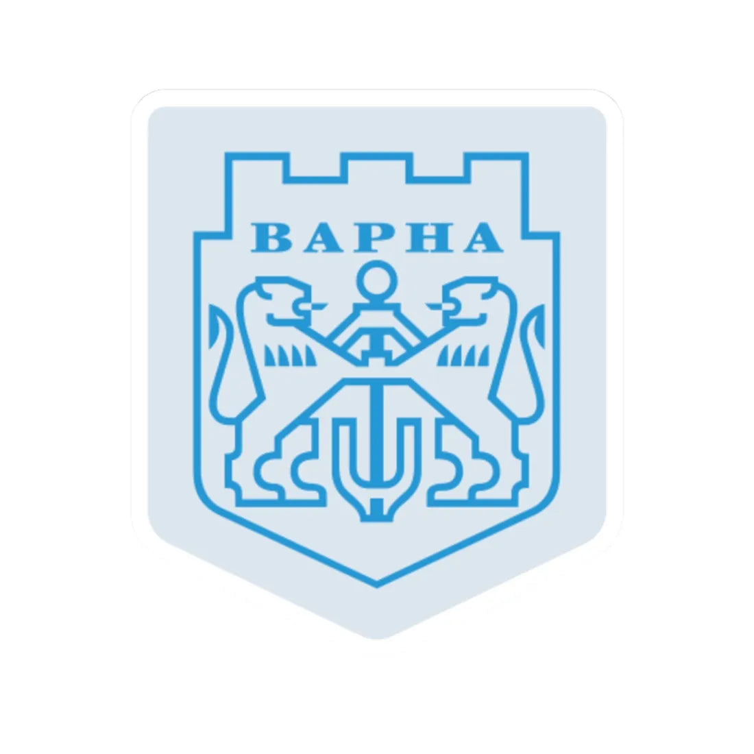 Varna-coatofarms-svg (Bulgaria) (Coat of Arms) STICKER Vinyl Kiss-Cut Decal 3 Inch White - The Sticker Space