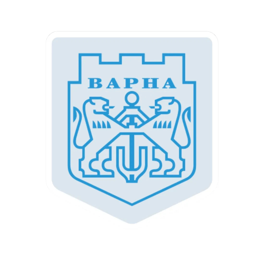Varna-coatofarms-svg (Bulgaria) (Coat of Arms) STICKER Vinyl Kiss-Cut Decal 4 Inch White - The Sticker Space