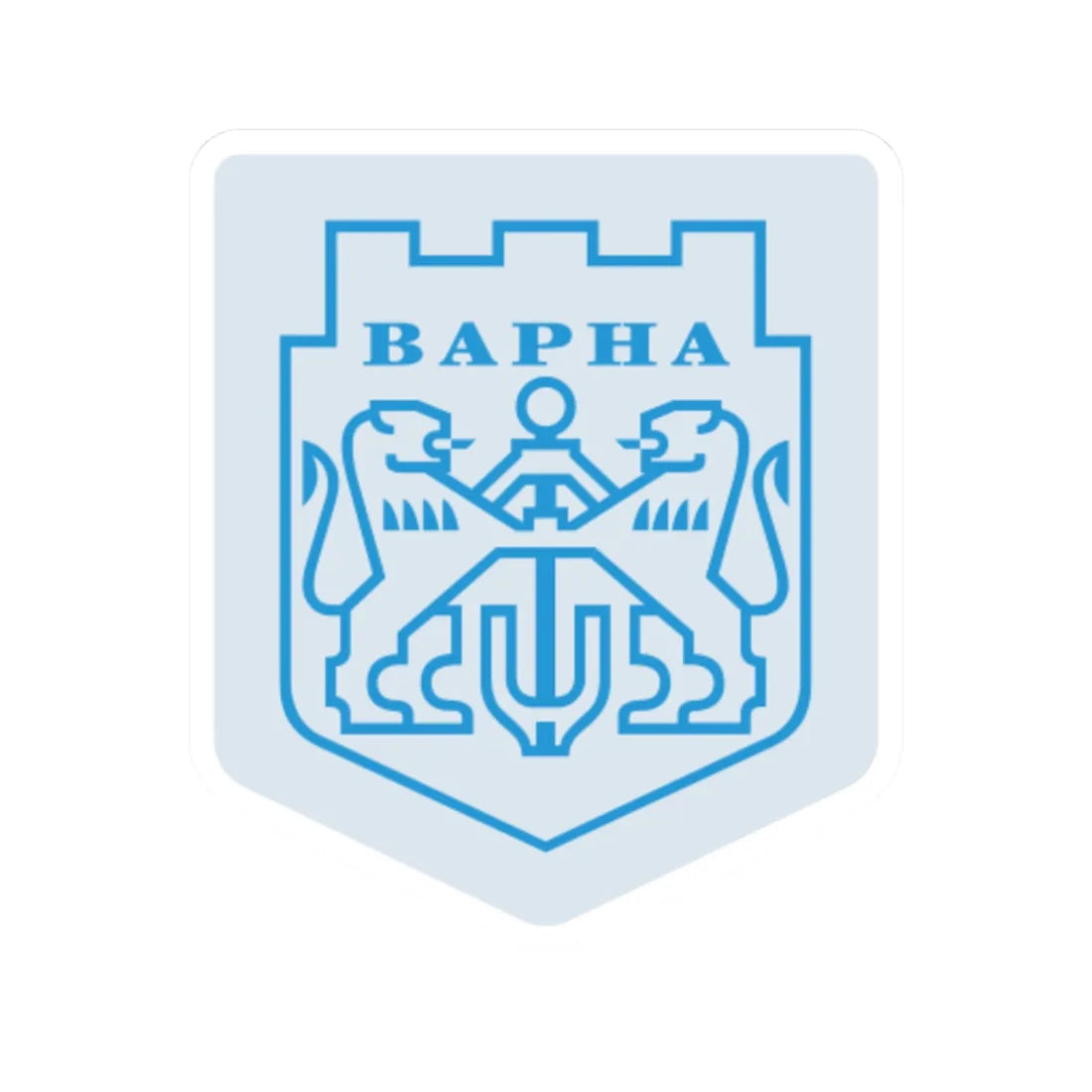 Varna-coatofarms-svg (Bulgaria) (Coat of Arms) STICKER Vinyl Kiss-Cut Decal 6 Inch White - The Sticker Space