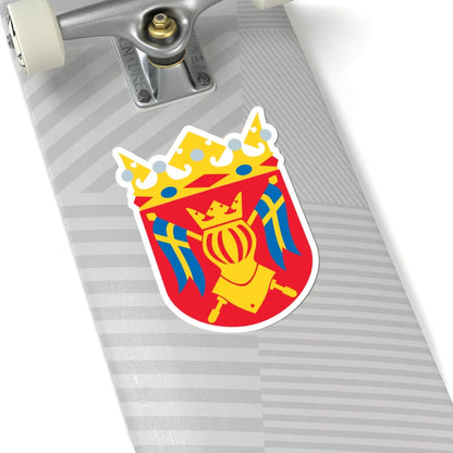 Varsinais-Suomen.vaakuna (Finland) (Coat of Arms) STICKER Vinyl Kiss-Cut Decal - The Sticker Space